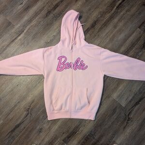 Barbie Adult Pink Hoodie Size Large